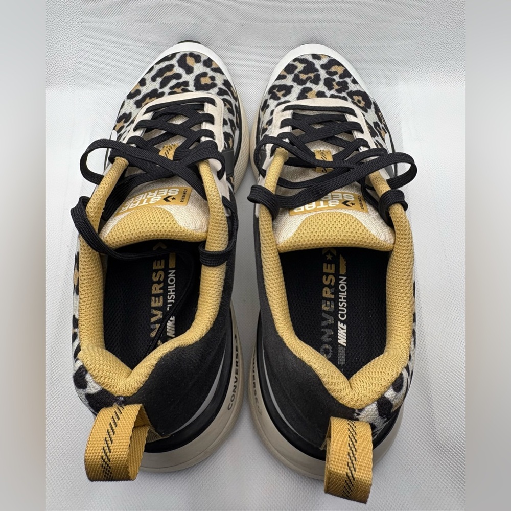Converse Kids Shoes - Leopard Print and Black - Picture 2 of 7